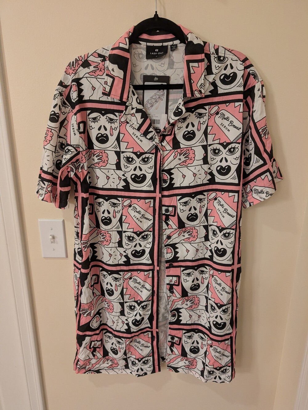 NWT | Lazy Oaf x Dollskill | Comic Strip Shirt Dress